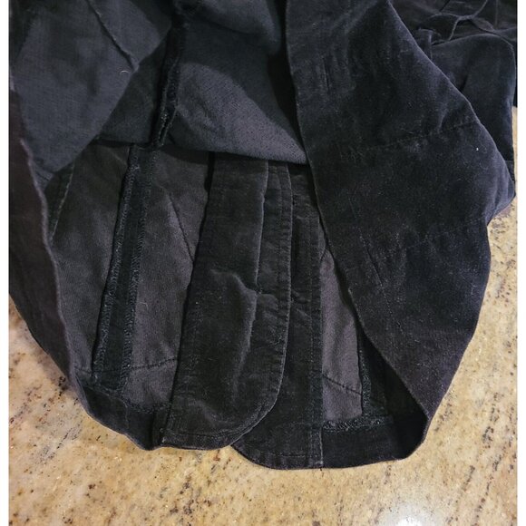 Vintage B. Moss Size 2 Velvet Tie Back Blazer Jacket Pockets Goth Fairy Fading* - Picture 11 of 12